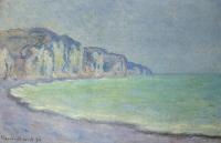 Monet, Claude Oscar - Cliff at Pourville